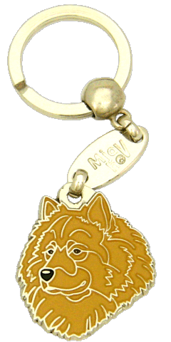Eurasier amarela sem máscara - pet ID tag, dog ID tags, pet tags, personalized pet tags MjavHov - engraved pet tags online